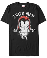 Marvel Men's Comic Collection Iron Man Established 1963 Short Sleeve T-Shirt