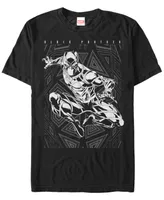 Marvel Men's Black Panther Action Pose Short Sleeve T-Shirt