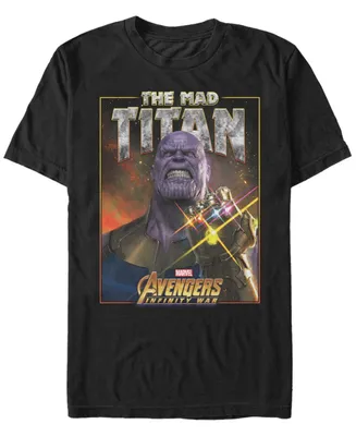 Marvel Men's Avengers Infinity War The Mad Titan Short Sleeve T-Shirt