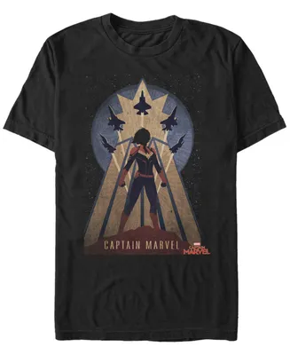 Marvel Men's Captain Pop Art Short Sleeve T-Shirt