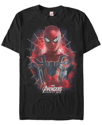 Marvel Men's Avengers Infinity War Painted Spider-Man Short Sleeve T-Shirt
