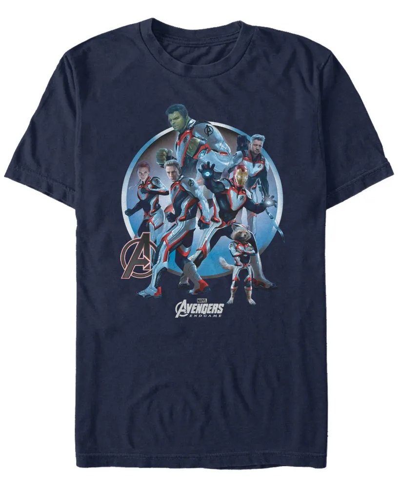Marvel Men's Avengers Endgame New Suits Unite Short Sleeve T-Shirt