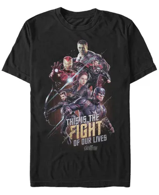 Marvel Men's Avengers Endgame Fight Of Our Lives Short Sleeve T-Shirt