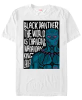 Marvel Men's Black Panther The World Is Changing Short Sleeve T-Shirt