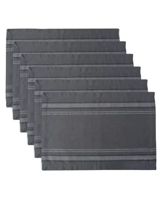 Chambray French Stripe Placemat, Set of 6