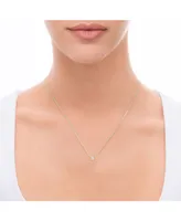Bezel-Set Diamond Pendant Necklace (1/5 ct. t.w.) in 14K Gold or White Gold