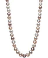 Belle de Mer Cultured Freshwater Pearl (9-1/2mm) Collar 18" Necklace