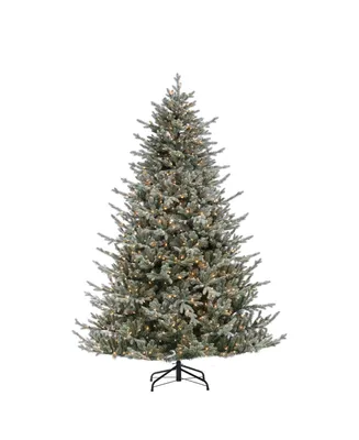 Sterling 7.5Ft. Lightly Flocked Natural Cut Olympia Fir with 800 Clear Lights