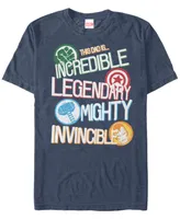 Marvel Men's Comic Collection This Dad Is Incredible Short Sleeve T-Shirt