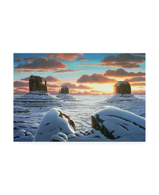 R W Hedge Tres Hombres Canyon Canvas Art