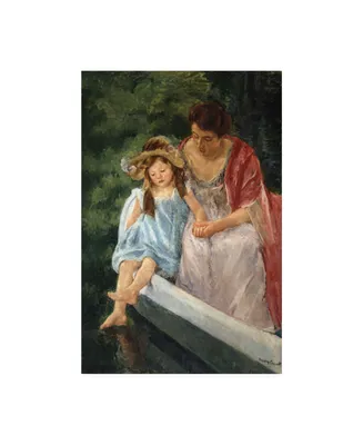 Mary Stevenson Cassatt Mother and Child in Boat Canvas Art