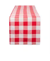 Design Imports Buffalo Check Table Runner 14" x 72"