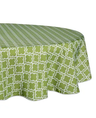 Lattice Outdoor Tablecloth 60" Round