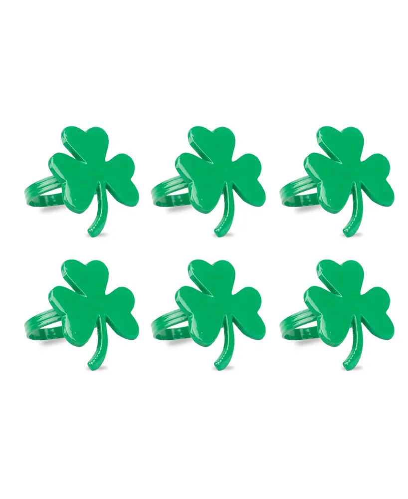 Shamrock Napkin Ring, Set of 6