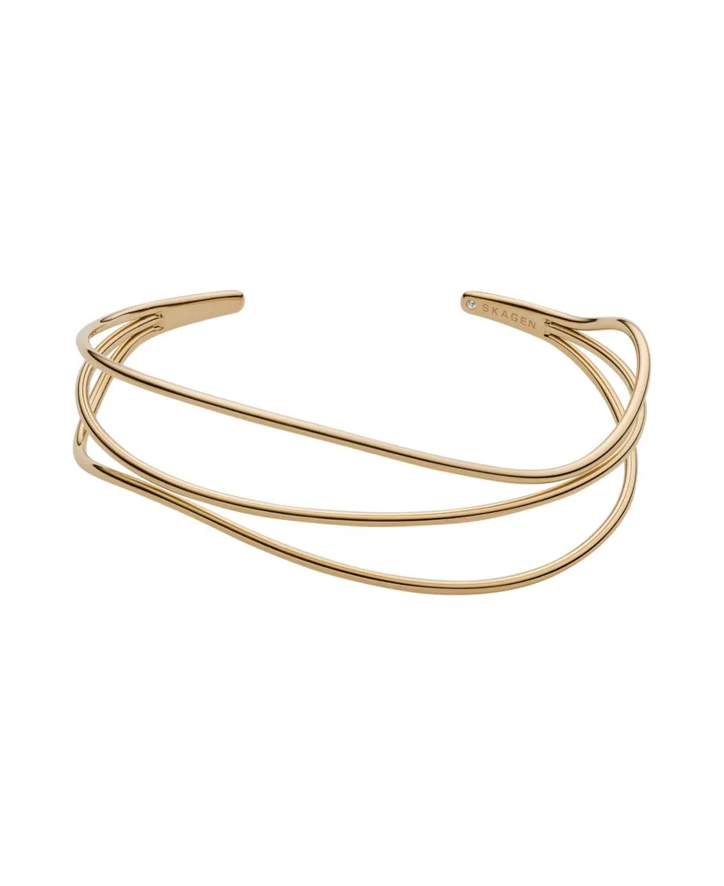 Skagen Women's Kariana Gold-Tone Wire Bracelet