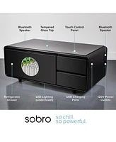 Sobro Smart Storage Coffee Table with Refrigerated Drawer