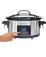 Hamilton Beach Programmable Stay or Go 6 Qt. Slow Cooker - 33561