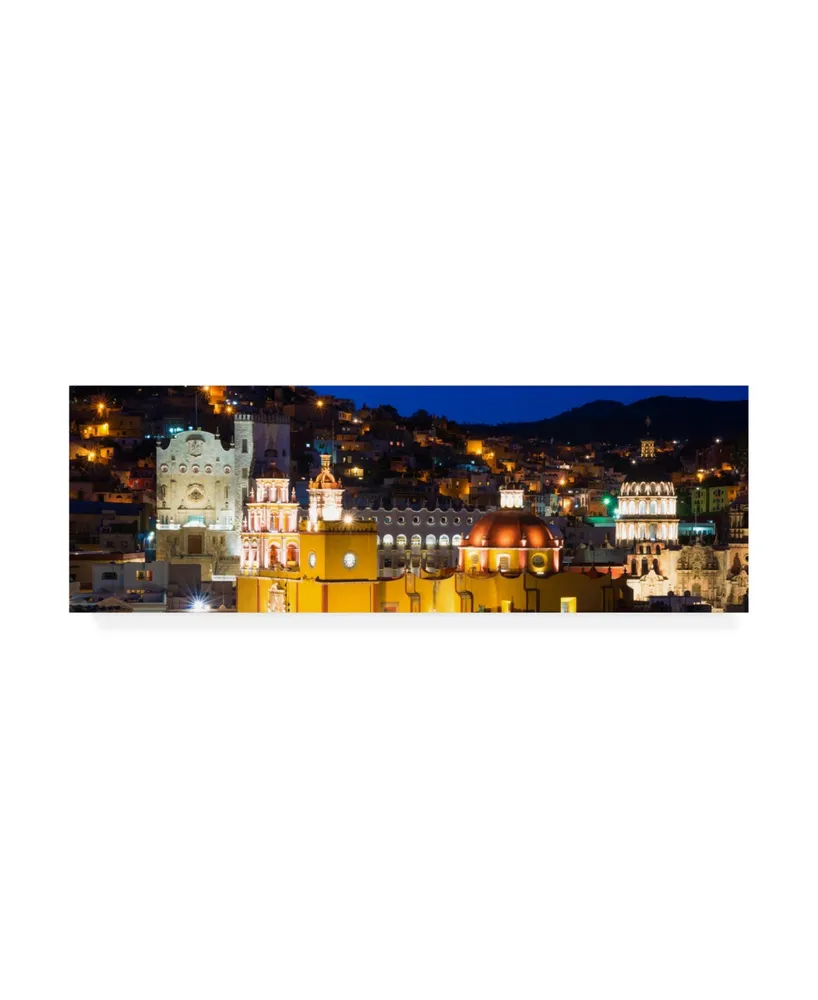 Philippe Hugonnard Viva Mexico 2 Guanajuato by Night Canvas Art