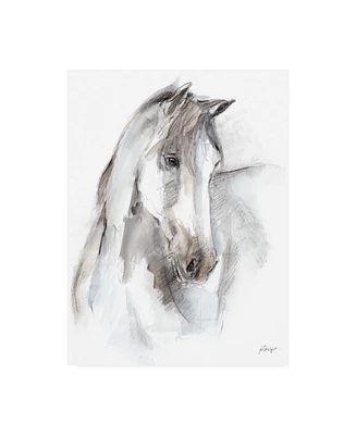 Ethan Harper Watercolor Equine Study I Canvas Art - 36.5" x 48"