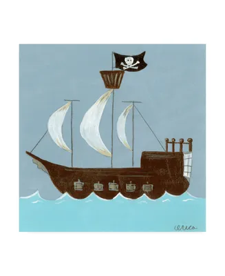 June Erica Vess Ahoy! Childrens Art Canvas Art