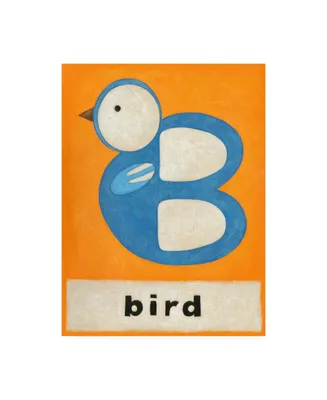 Chariklia Zarris B is for Bird Childrens Art Canvas Art