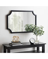 Kate and Laurel Hogan Framed Scallop Wall Mirror - 24" x 36"