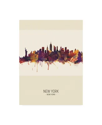 Michael Tompsett New York City Skyline Portrait Iii Canvas Art