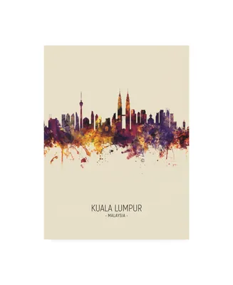 Michael Tompsett Kuala Lumpur Malaysia Skyline Portrait Iii Canvas Art