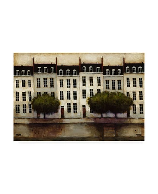 Daniel Patrick Kessler Paris on the Seine Canvas Art - 36.5" x 48"