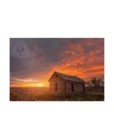 Darren White Photography Sunset on the Prairie Canvas Art - 19.5" x 26"