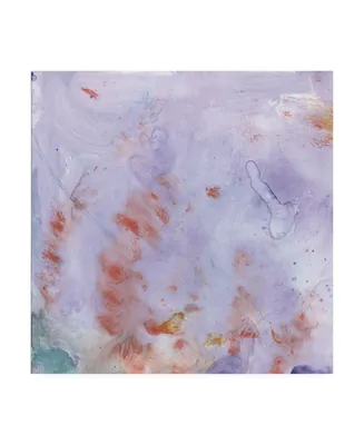 Sheila Golden Purple Wind Abstract I Canvas Art