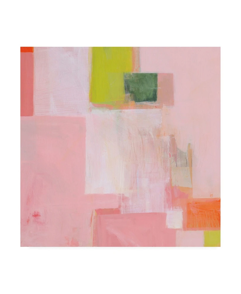 Melissa Donoh Pink Squares Canvas Art - 19.5" x 26"