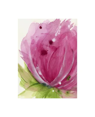 Dawn Derma Pink Watercolor Flowers Canvas Art - 19.5" x 26"