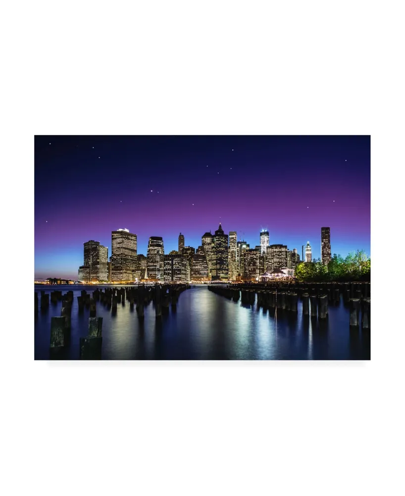 Nanouk El Gamal New York Sky Line Canvas Art