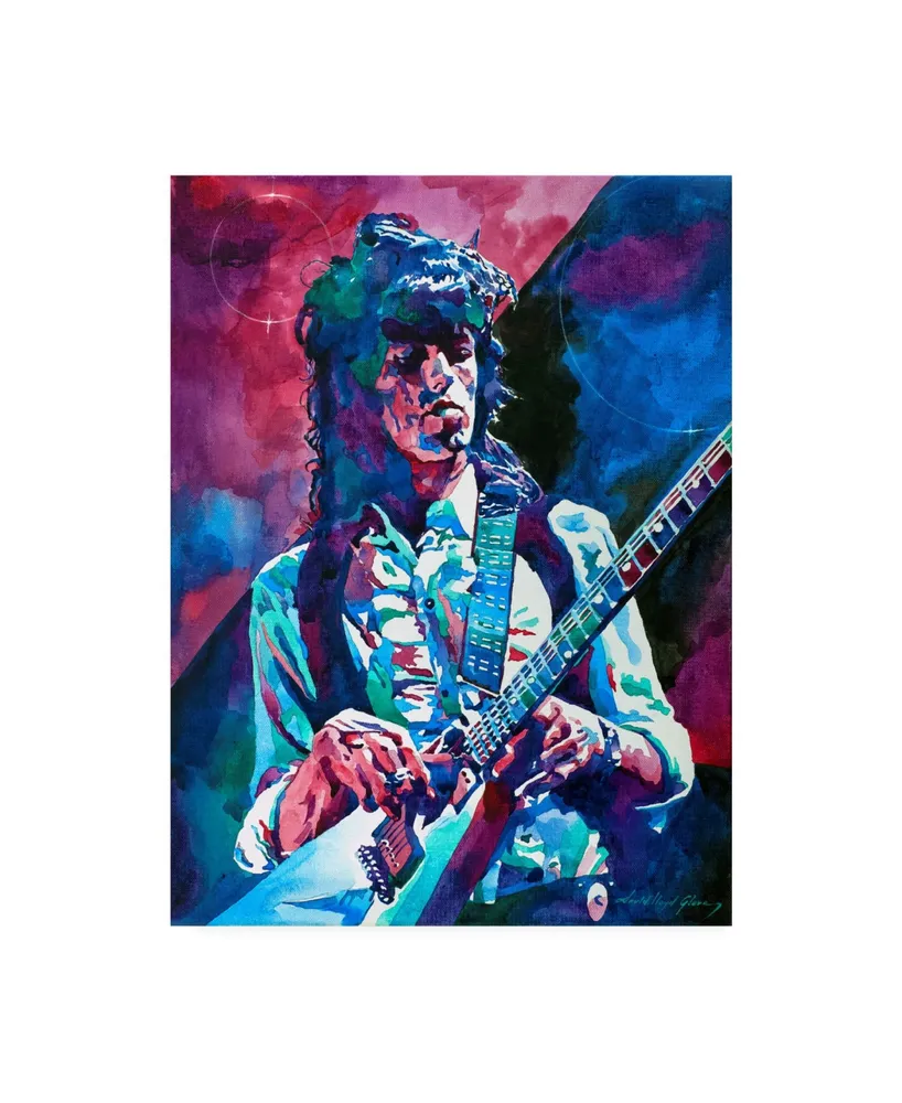 David Lloyd Glover Keith Richards a Rolling Stone Canvas Art