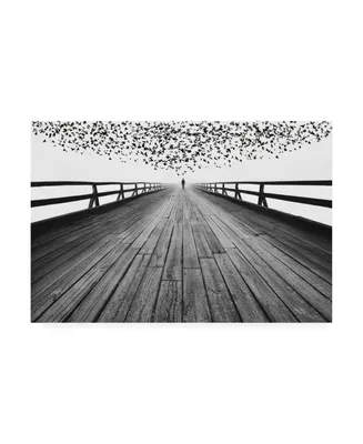 Mandru Cantemir To the End of a Pier Canvas Art - 37" x 49"
