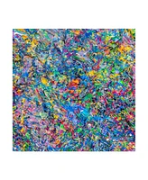 Mark Lovejoy Abstract Splatters Lovejoy 2 Canvas Art - 27" x 33"