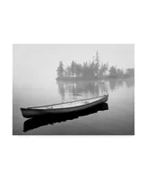 Monte Nagler Lone Canoe Liverpool Nova Scotia Canada 2 Canvas Art - 15" x 20"