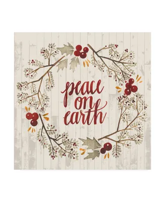 Grace Popp Rustic Christmas V Canvas Art