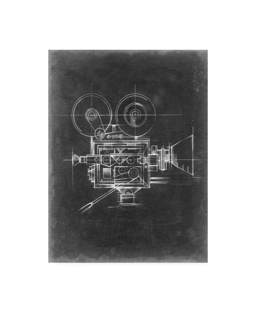 Ethan Harper Camera Blueprints Ii Canvas Art