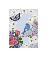 Naomi Mccavitt Bird Garden I Canvas Art - 20" x 25"