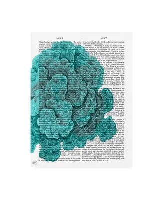 Fab Funky Blue Corals and Sea Urchins Ii Canvas Art