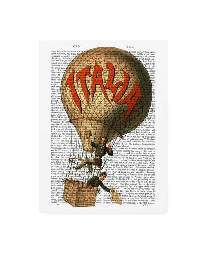 Trademark Global Fab Funky Italia Hot Air Balloon Canvas Art | Hawthorn Mall