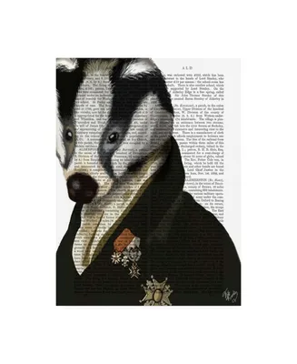 Fab Funky Badger the Hero Canvas Art