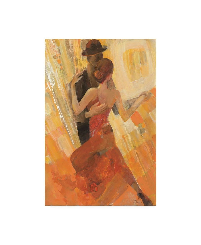 Albena Hristova Tango Dancers Canvas Art - 36.5" x 48"