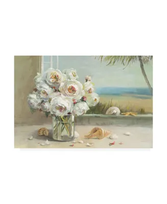 Danhui Nai Coastal Roses V.2 Canvas Art - 36.5" x 48"