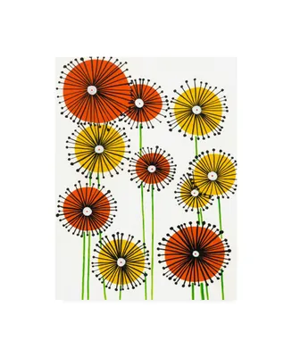 Regina Moore Flower Wheels Ii Canvas Art