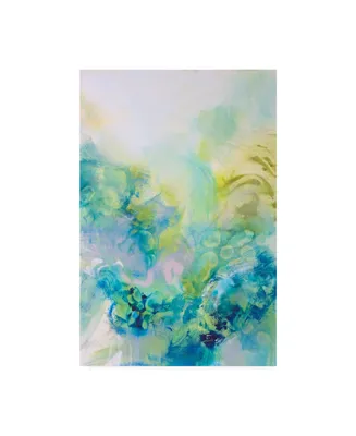 Jennifer Gardner Turquoise Flow I Canvas Art