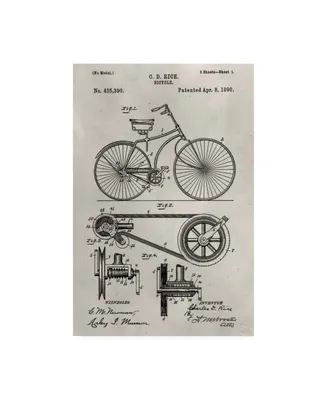 Alicia Ludwig Patent-Bicycle Canvas Art - 15.5" x 21"