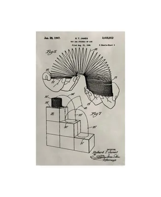 Alicia Ludwig Patent-Slinky Canvas Art